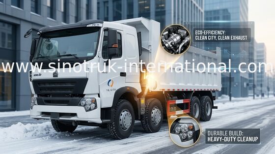 सफेद ZIN3317N3867N1 के लिए सफेद SINOTRUK HOWO A7 8X4 हैवी डंप ट्रक