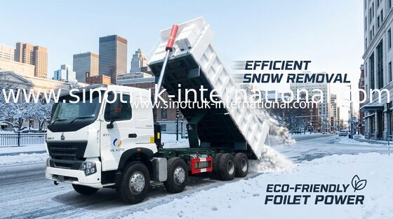 SINOTRUK HOWO A7 8X4 कंस्ट्रक्शन के लिए हैवी ड्यूटी डंप ट्रक ZZ3317N3867N1