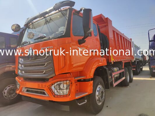 SINOTRUK HOWO-NX 6X4 टिपर डंप ट्रक 371HP इंजन के साथ 30-40 टन भार क्षमता और उच्च दक्षता परिवहन के लिए