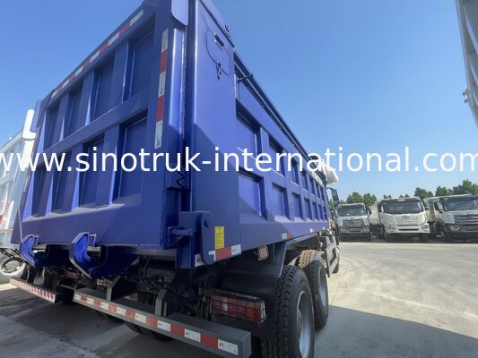 SINOTRUK HOWO NX कैब टिपर डंप ट्रक LHD 6X4 तिरपाल के साथ एक चेतावनी लाइट