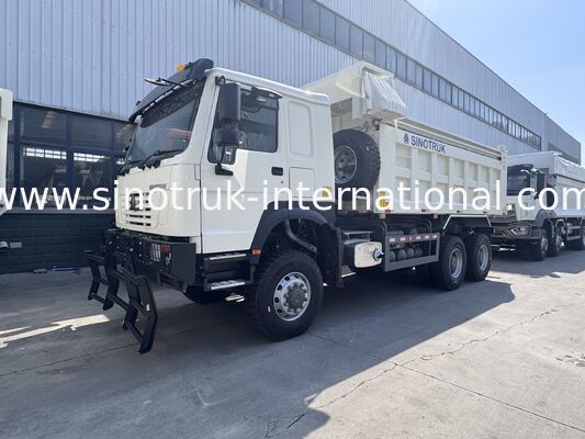 SINOTRUK HOWO भूत चेहरा कैब 380HP एलएचडी टिपर डंप ट्रक 6X4