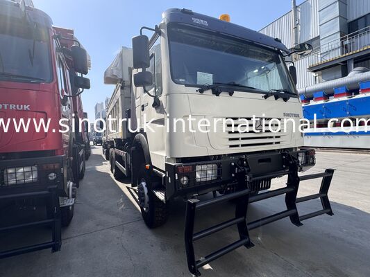 SINOTRUK HOWO भूत चेहरा कैब 380HP एलएचडी टिपर डंप ट्रक 6X4