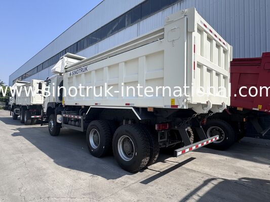 SINOTRUK HOWO भूत चेहरा कैब 380HP एलएचडी टिपर डंप ट्रक 6X4