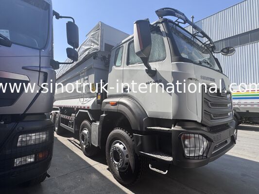 SINOTRUK HOWO NX कैब टिपर डंप ट्रक 380HP 6X4 एक टारपॉइल के साथ एक चेतावनी प्रकाश
