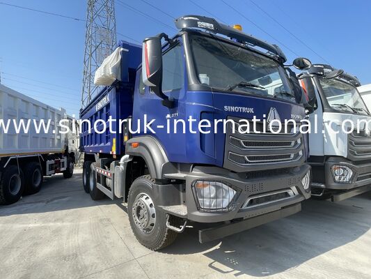 371HP SINOTRUK इंजन के साथ HOWO-NX डंप ट्रक, इलेक्ट्रिक टारपौलीन, और भारी शुल्क मैंगनीज स्टील कार्गो बॉक्स