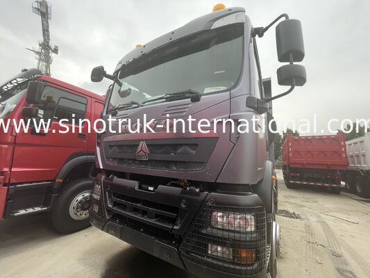 भारी ड्यूटी HOWO TX 8X4 टिपर ट्रक 400HP डबल 16T रियर एक्सल डबल 9.5T ग्रे