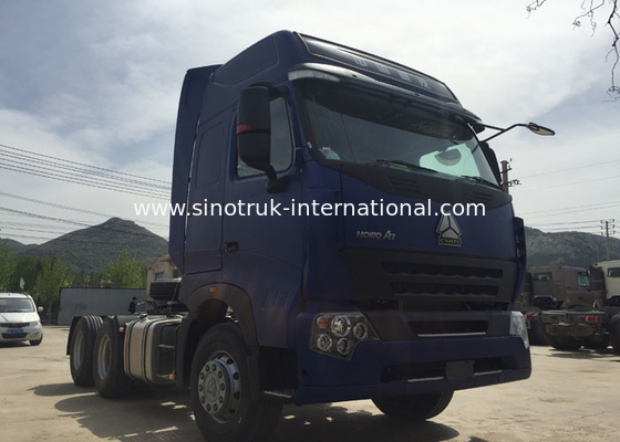एयर कंडीशनर 60-70 टन के साथ SINOTRUK HOWO अर्ध ट्रेलर ट्रैक्टर ट्रक प्रमुख