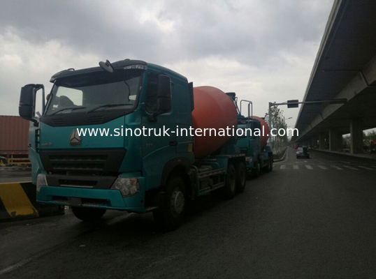 निर्माण स्थल SINOTRUK HOWO A7 के लिए बड़ी क्षमता कंक्रीट मिक्सर ट्रक