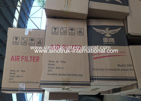आईएसओ भारी शुल्क ट्रक स्पेयर पार्ट्स एयर फ़िल्टर WG9725190102 SINOTRUK HOWO के लिए