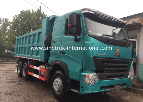 SINOTRUK HOWO A7 कंस्ट्रक्शन टिपर डंप ट्रक 6 X 4 290HP इन ब्लू कलर