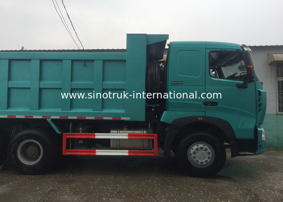 SINOTRUK HOWO A7 कंस्ट्रक्शन टिपर डंप ट्रक 6 X 4 290HP इन ब्लू कलर