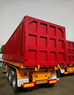आईएसओ प्रमाणन के साथ बड़े लोडिंग क्षमता अर्ध ट्रेलर ट्रक 60 टन 25-45CBM