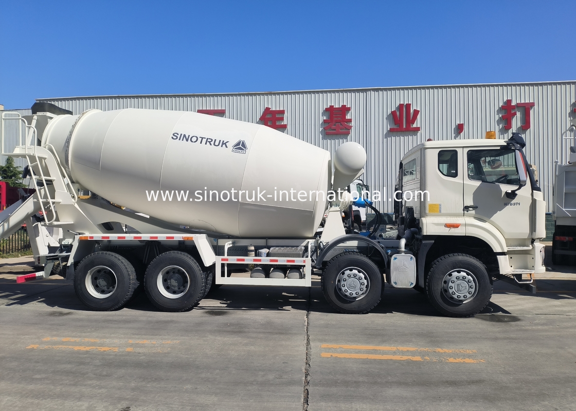 न्यू होवो कंक्रीट मिक्सर ट्रक 10-20CBM 8 X 4 यूरो 2 380Hp निर्माण