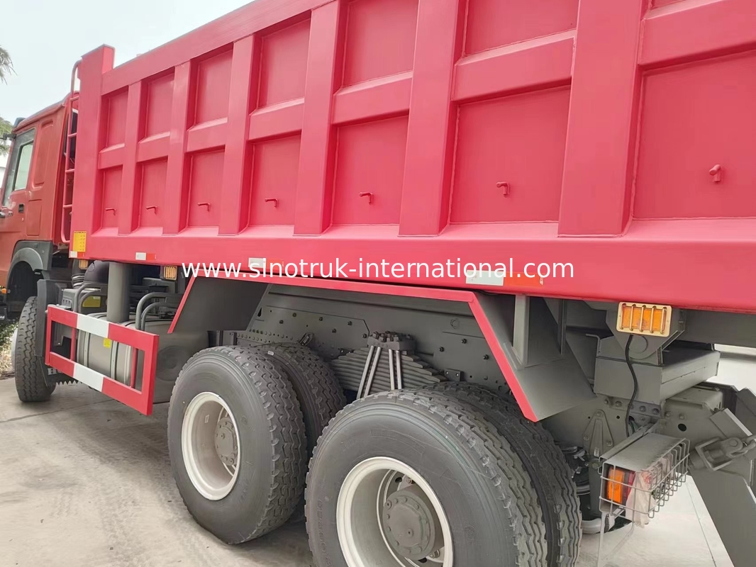 10 पहिए LHD HOWO 6x4 टिपर ट्रक हाई हॉर्सपावर 400HP कम ईंधन की खपत