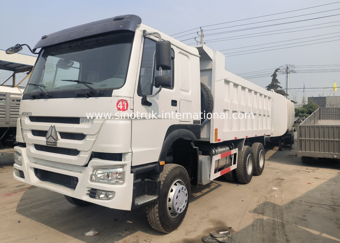 सिनोट्रुक होवो प्रयुक्त टपर डंप ट्रक 371 एचपी या 375 एचपी 6 × 4 नवीनीकरण
