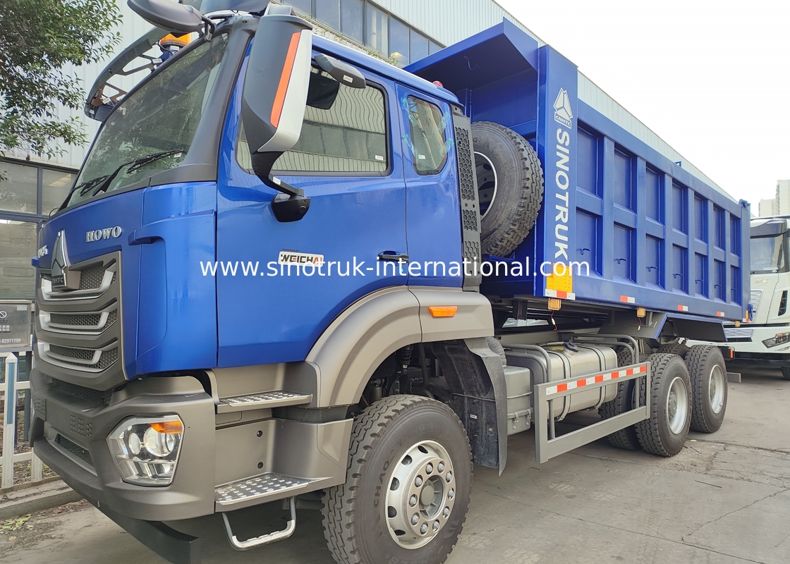 सिनोट्रक हू आरएचडी 6×4 टिमपर डंप ट्रक 40 टन 10 पहियों के लिए