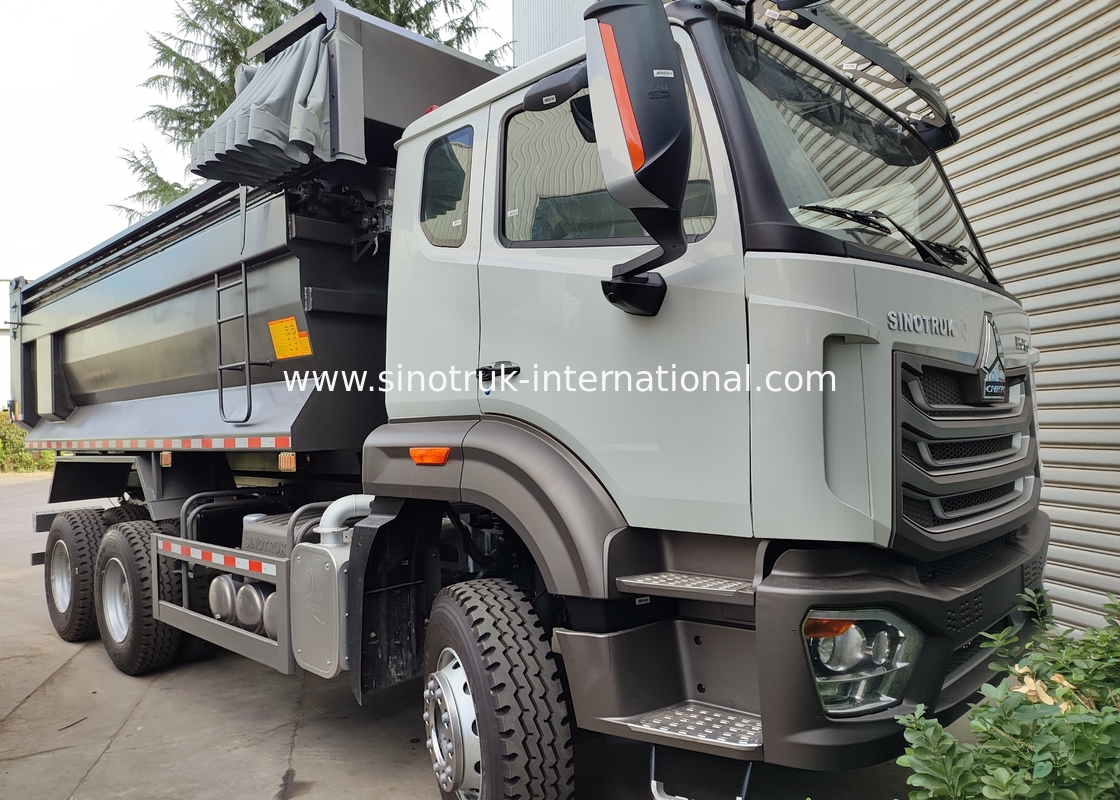 SINOTRUK HOWO LHD 6×4 10 पहियों वाला 40 टन खनन के लिए यू प्रकार का डंप ट्रक