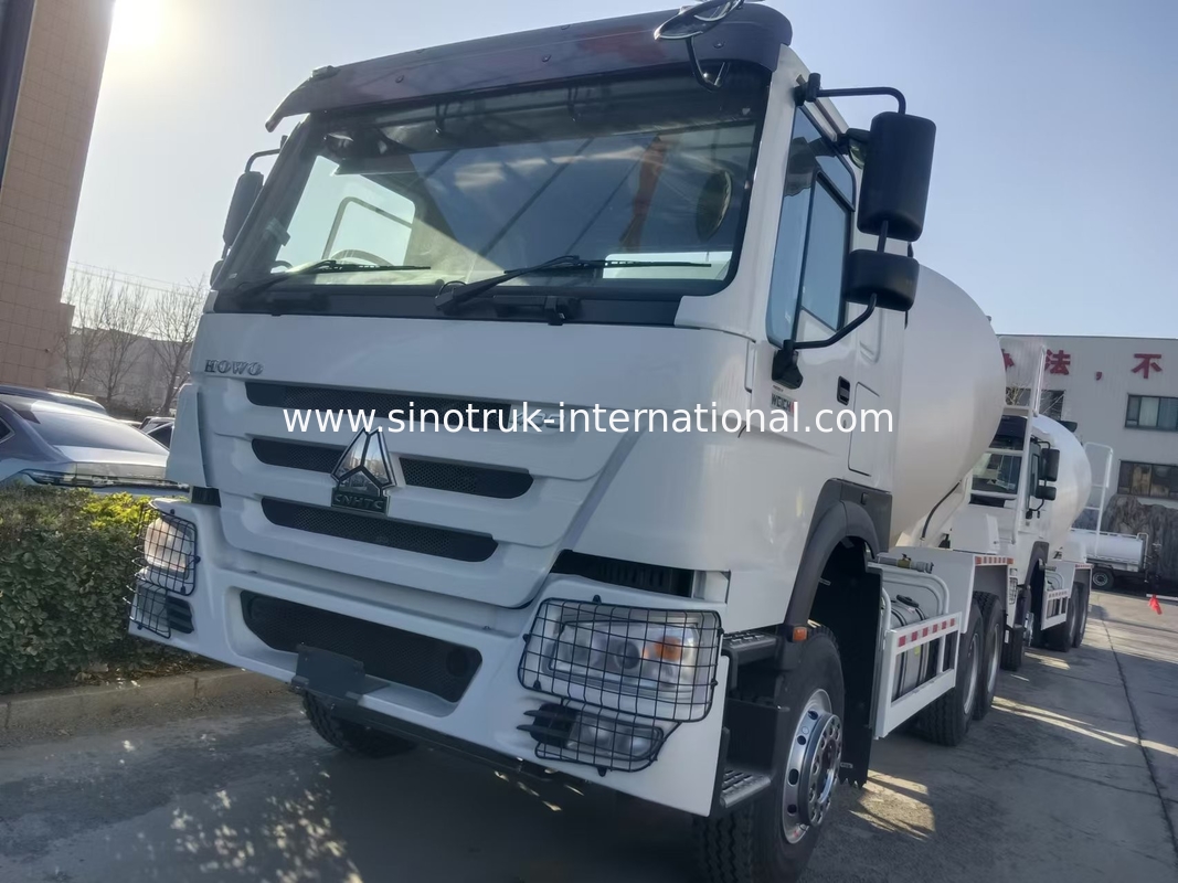 उच्च अश्वशक्ति 400HP HOWO मिक्सर ट्रक 6-12CBM LHD 6×4 10 पहिया