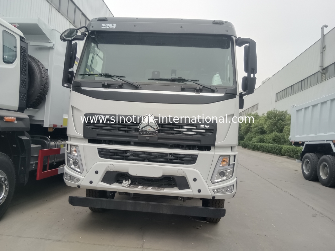 SINOTRUK HOWO 380HP टिपर डंप ट्रक 12 पहिया LHD 31 टन 20-30CBM V7-X कैब