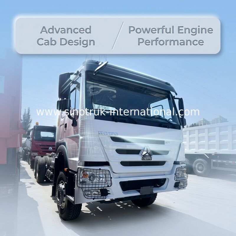 सिनोट्रक HOWO 6X4 कार्गो ट्रक 400hp 12 पहिये TX कैब