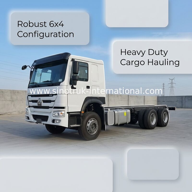SINOTRUK HOWO कार्गो ट्रक चेसिस 16-20 टन 4X2 LHD 300HP
