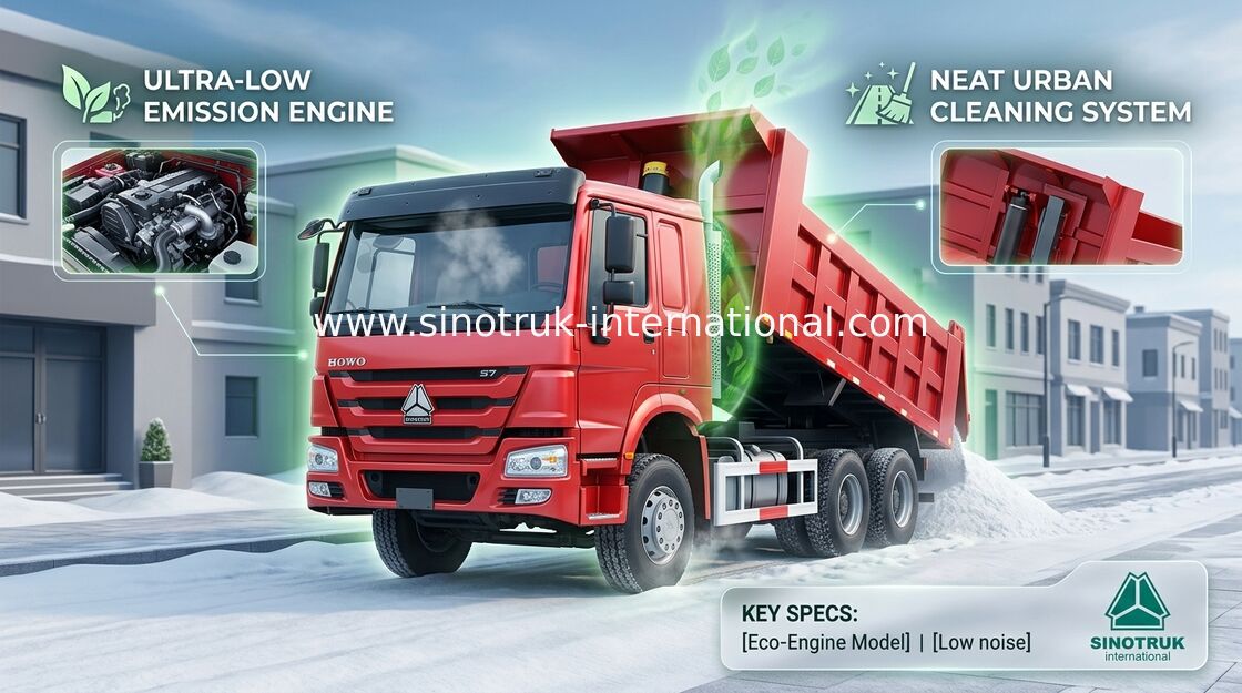 SINOTRUK HOWO टिपर डंप ट्रक 6X4 एलएचडी 371 एचपी 25tons 10-25CBM ZZ3257N3847A