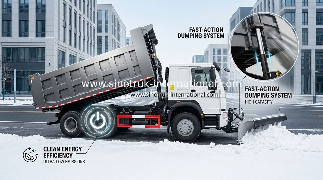 टिपर डंप ट्रक SINOTRUK HOWO 25tons 371 एचपी 10wheels एलएचडी 10-25 सीबीएम ZZ3257N3647A