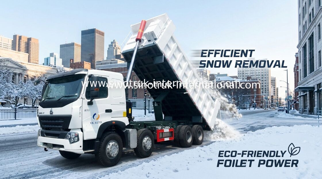 SINOTRUK HOWO A7 8X4 कंस्ट्रक्शन के लिए हैवी ड्यूटी डंप ट्रक ZZ3317N3867N1
