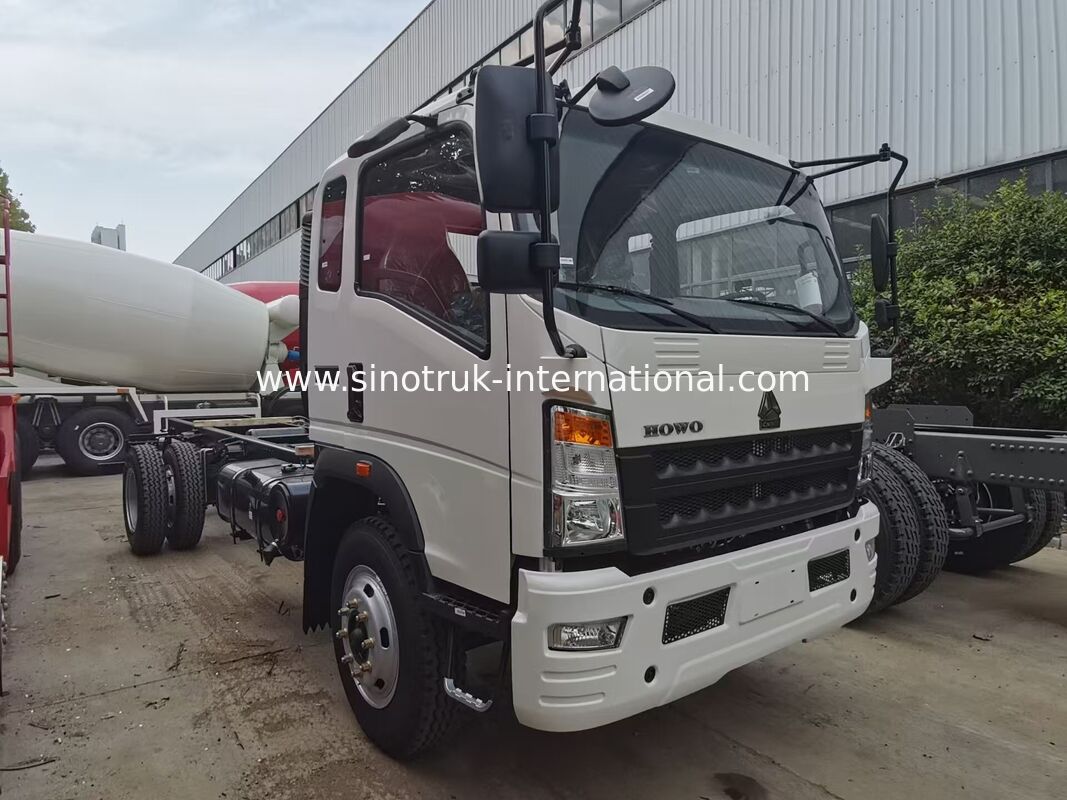 HOWO 140HP लेफ्ट-हैंड ड्राइव कार्गो ट्रक चेसिस 8-12 टन भार क्षमता के साथ