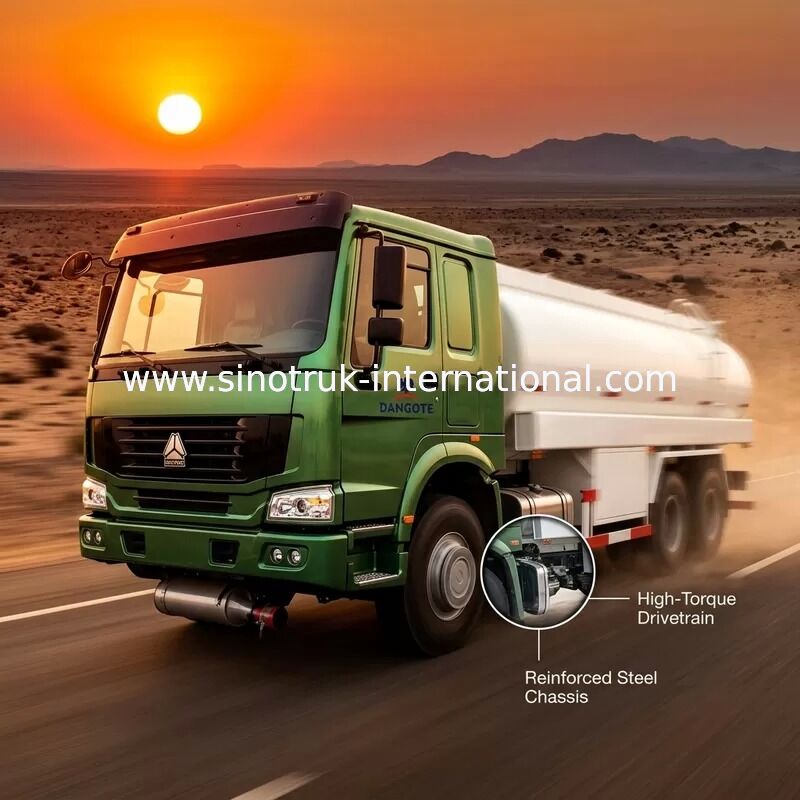 SINOTRUK HOWO 16-20CBM ईंधन टैंकर ट्रक 6X4 LHD 290HP यूरो 2 तेल टैंकर ट्रक