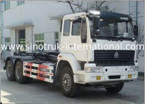 Carriage Removable Garbage Collection Truck SINOTRUK Golden Prince 20-25CBM 6X4