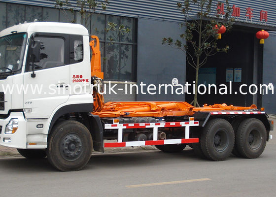 Carriage Removable Garbage Collection Truck SINOTRUK Golden Prince 20-25CBM 6X4