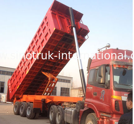 Mining / Construction Semi Trailer Tipper Truck