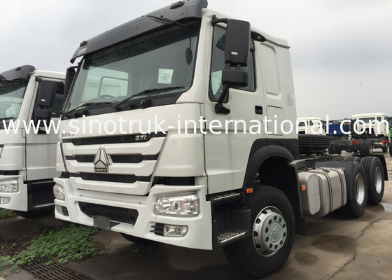 Low Fuel Consumption SINOTRUK HOWO Tractor Trailer Truck 290HP Single Bed