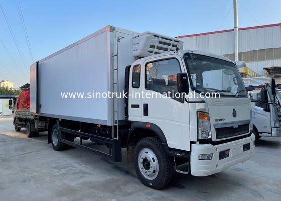 SINOTRUK HOWO 4×2 5-10 टन प्रशीतित ट्रक 140HP RHD