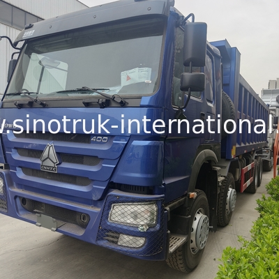 SINOTRUK ब्लू HOWO 400HP 8×4 टिपर डंप ट्रक LHD
