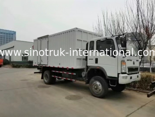 Sinotruk HOWO 10t मोबाइल वर्कशॉप ट्रक LHD 4x2 ड्राइव प्रकार
