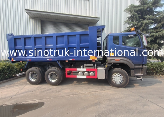 Sinotruk N7 टिपर डंप ट्रक 10 पहिए 400Hp 6 × 4 वार्निंग लाइट के साथ