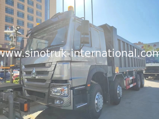 आरएचडी 8×4 12 पहियों उच्च अश्वशक्ति HOWO 26CBM टिपर ट्रक 380HP कम ईंधन की खपत