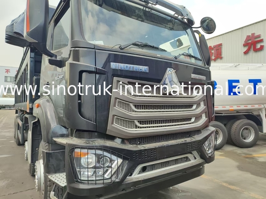 HOWO NX 380HP आरएचडी ब्लैक टिपर डंप ट्रक