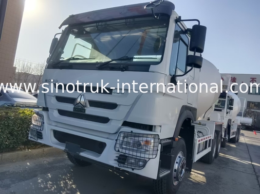 उच्च अश्वशक्ति 400HP HOWO मिक्सर ट्रक 6-12CBM LHD 6×4 10 पहिया