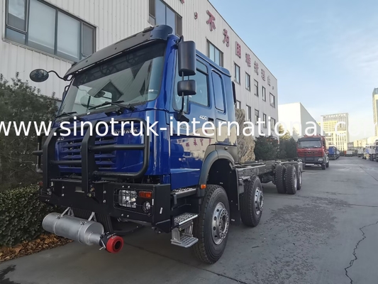 SINOTRUK HOWO 6×4 10 पहियों तेल टैंक ट्रक 400HP तेल टैंक चेसिस