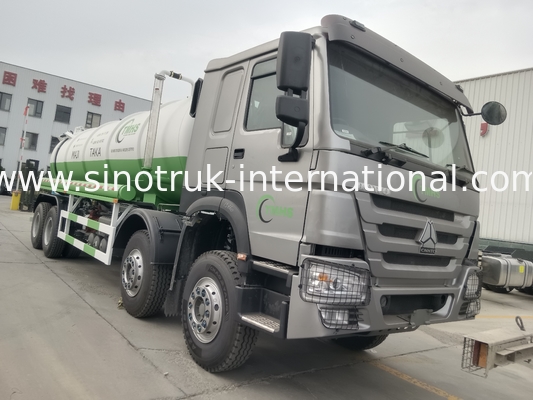 वैक्यूम पंप सीवेज सक्शन ट्रक सेप्टिक टैंक सफाई ट्रक 20CBM LHD 380HP