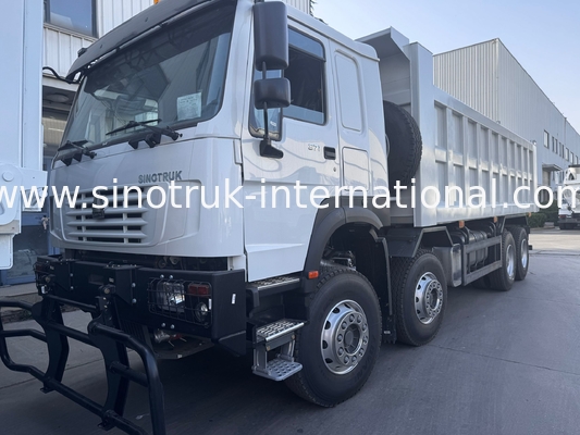 SINOTRUK HOWO 371HP टिपर डंप ट्रक निर्माण पुराना फ्रंट फेस सैन्य खनन क्षेत्रों के लिए बम्पर