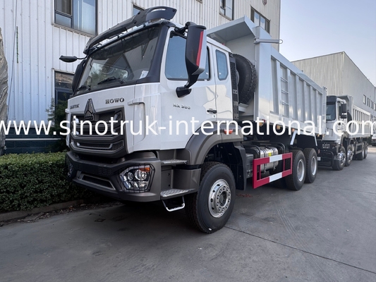 SINOTRUK HOHAN HOWO 380HP एलएचडी टिपर डंप ट्रक 6X4 पैटर्न शैली कार्गो बॉक्स