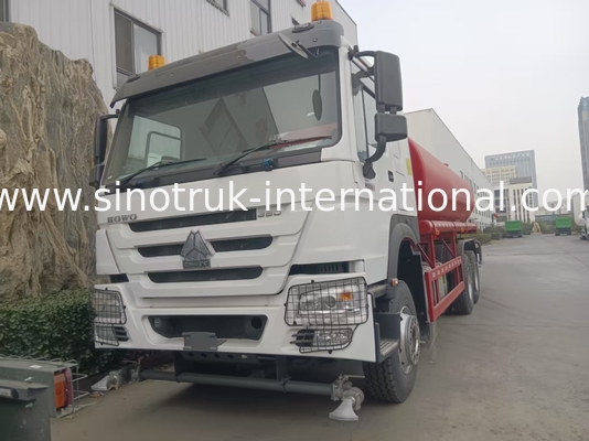 हाई प्रेशर फ्लश फंक्शन 6×4 के साथ HOWO SINOTRUK वाटर टैंक ट्रक 380HP