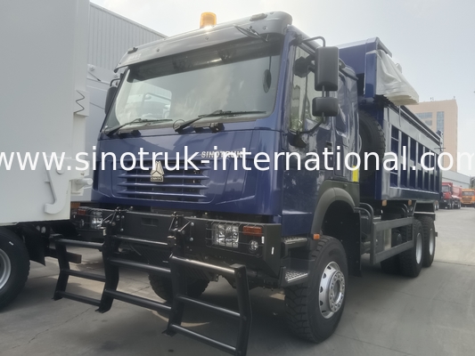 SINOTRUK HOWO घोस्ट फेस टिपर डंप ट्रक LHD 6×4 371HP 20CBM
