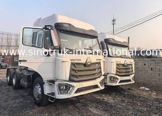 ZZ427V344JB1R ट्रैक्टर ट्रक 371HP इंजन, 6x4 ड्राइव व्हील, और भारी शुल्क परिवहन के लिए A / C के साथ H77L केबिन के साथ