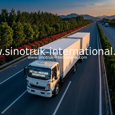 SINOTRUK HOWO 4×2 5-10 टन प्रशीतित ट्रक 140HP RHD
