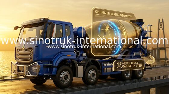 SINOTRUK HOWO NX 371HP 8*4 12 पहिया कंक्रीट मिक्सर ट्रक, कंक्रीट मिक्सर, सीमेंट मिक्सर ट्रक